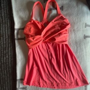 NWOT Lululemon peach tank top size 10